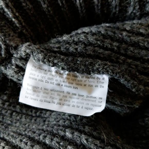 Vtg Comme Des Garcons CDG Wool Fishermen's Sweater - Picture 5 of 6
